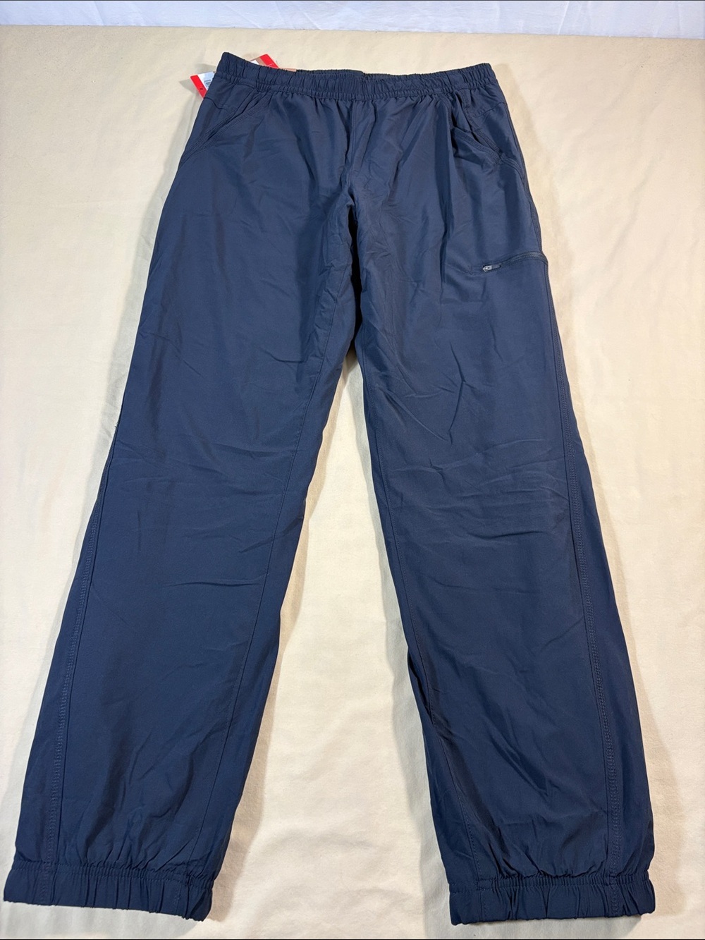 Eddie Bauer 8 Black Fleece Lined Pants StormRepel DWR Outdoor Joggers NWT New